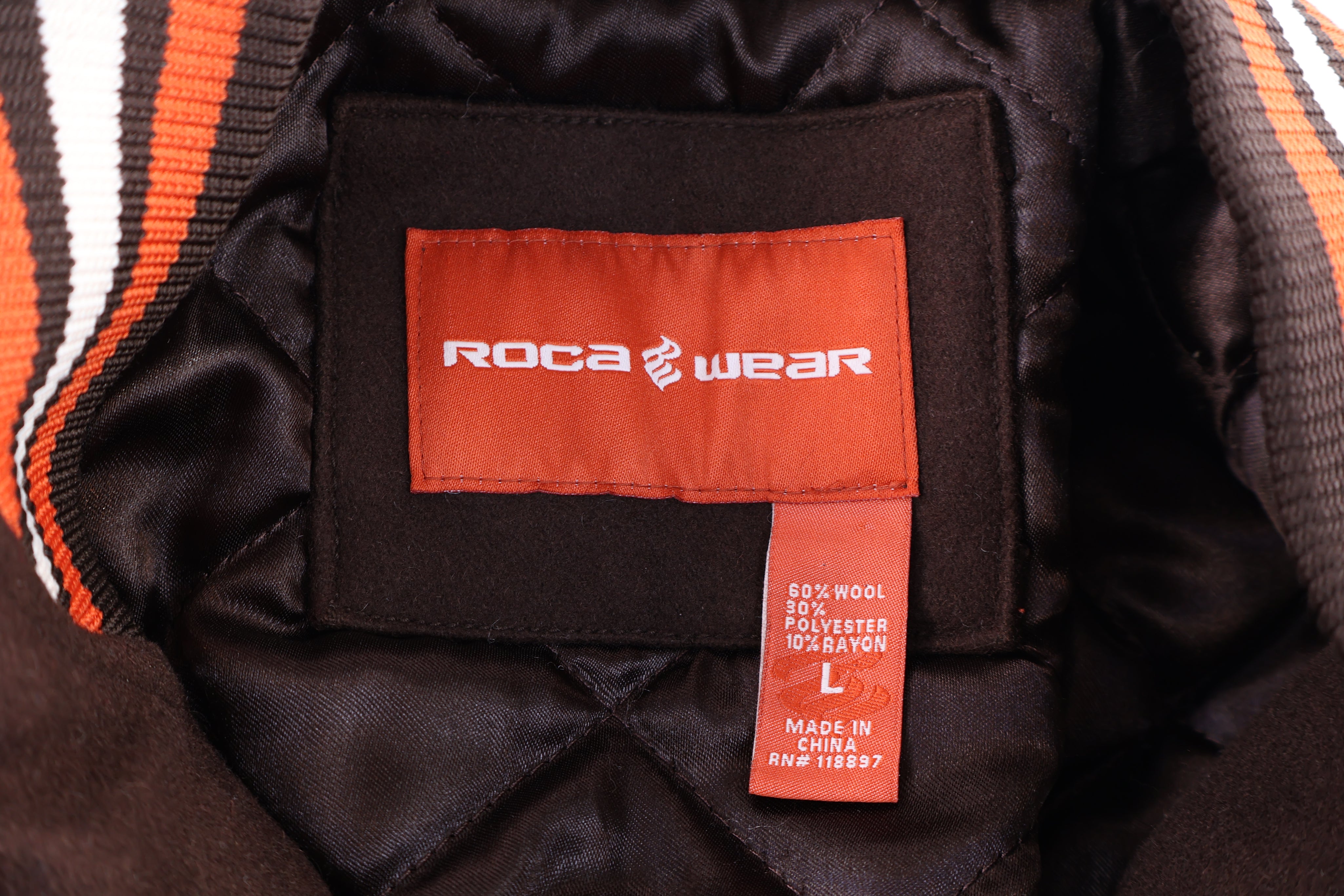 Rocawear Brown Full Zip Bomber Jacket