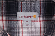 Carhartt Logo Patch Grey LS Button Down
