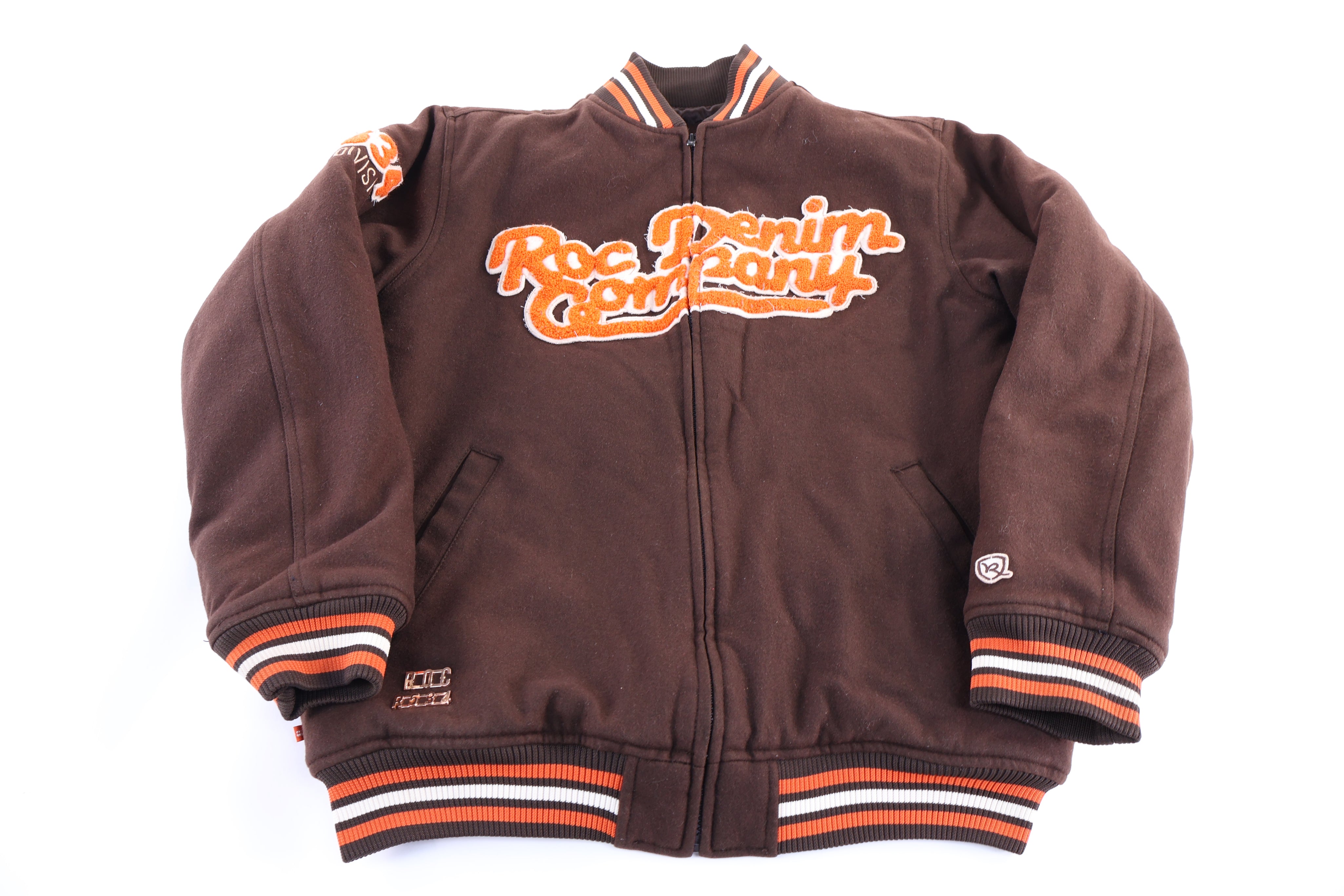 Rocawear Brown Full Zip Bomber Jacket