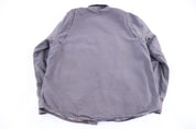 Carhartt Logo Patch Grey LS Button Down