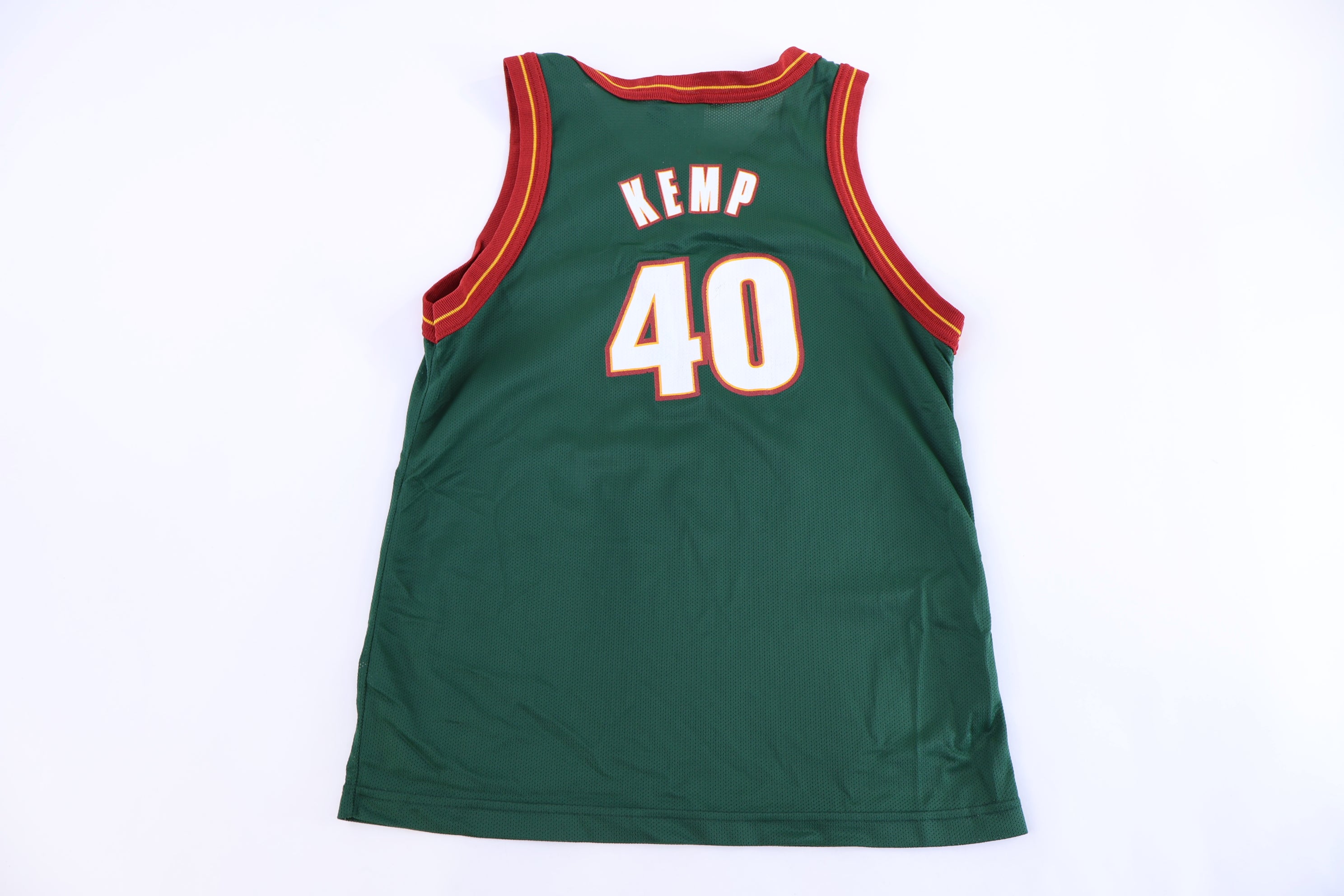 Youth 90's Seattle Super Sonics Shawn Kemp Basketball Jersey
