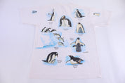 90's Rel-E-Vant Penguins All Over Graphic T-shirt