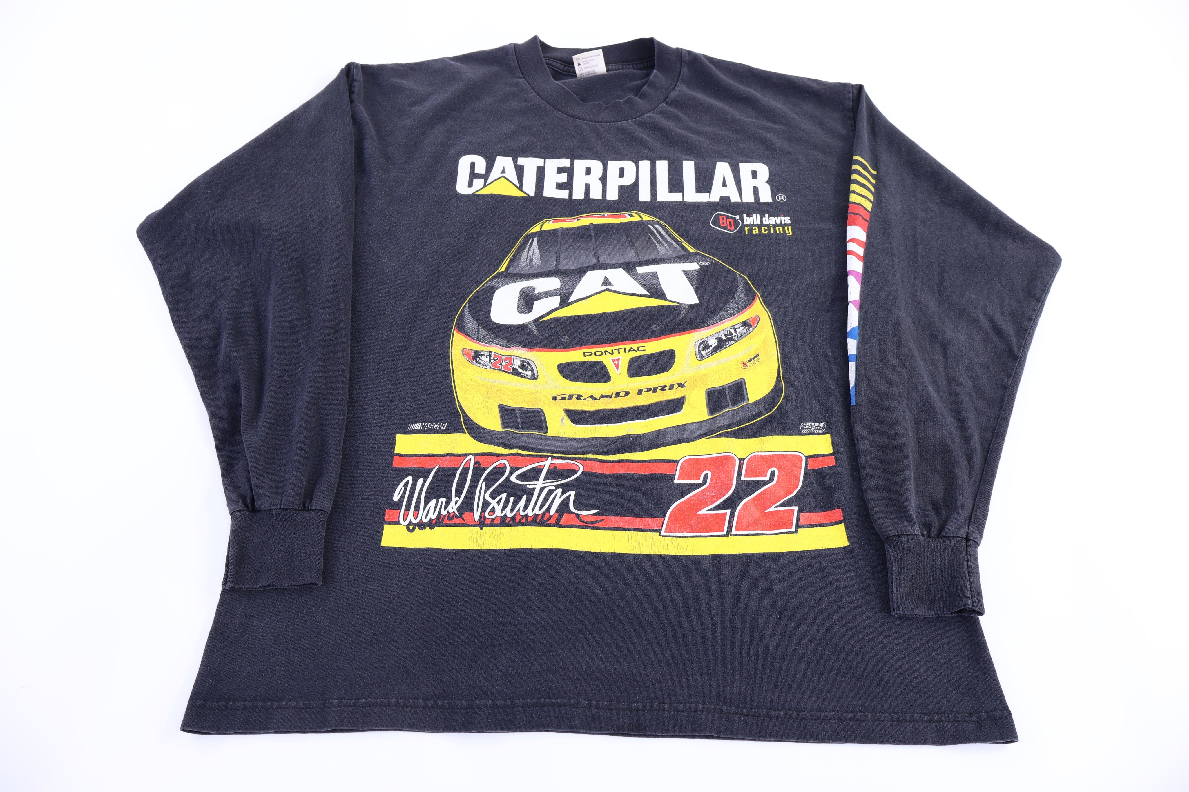 Nascar Ward Burton Caterpillar LS T-shirt