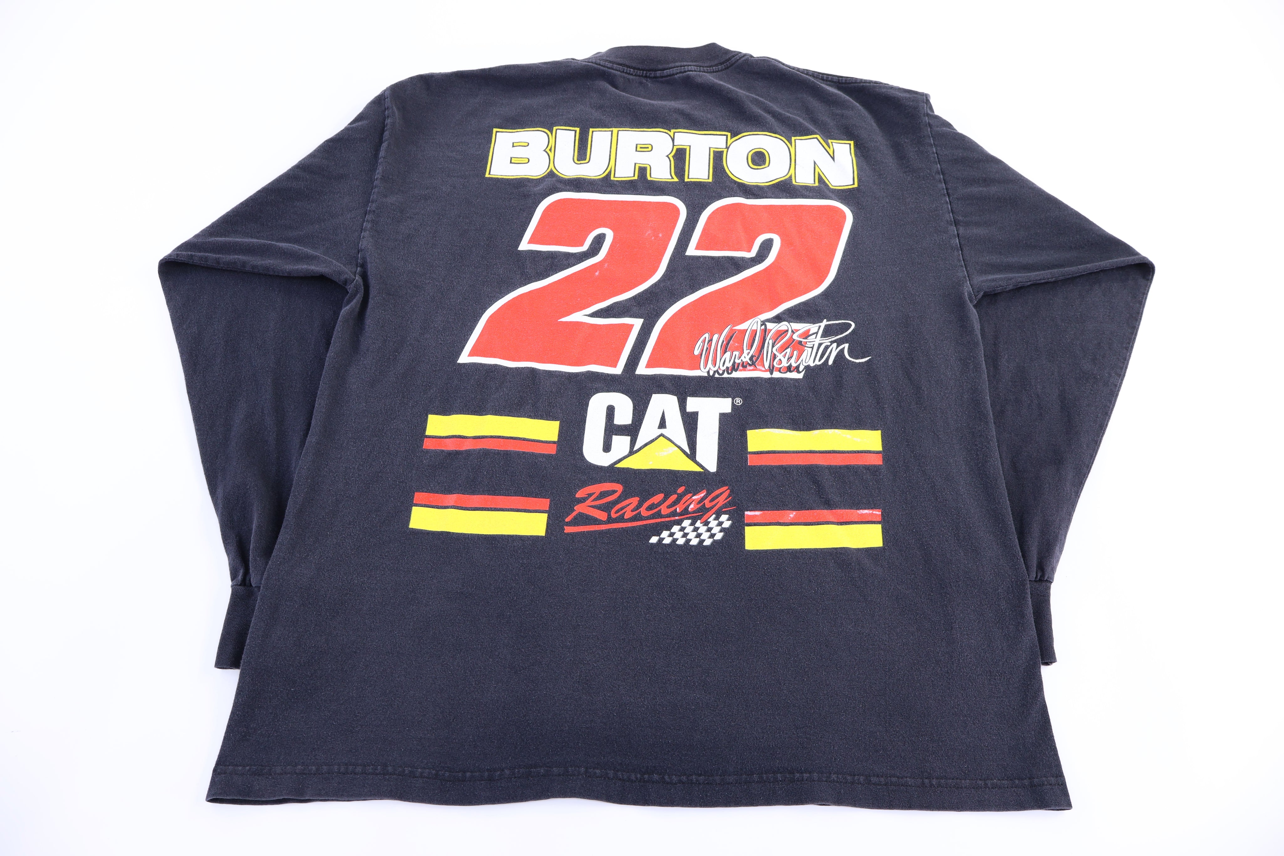 Nascar Ward Burton Caterpillar LS T-shirt