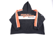Harley Davidson Motorcycles Embroidered Pullover Hoodie