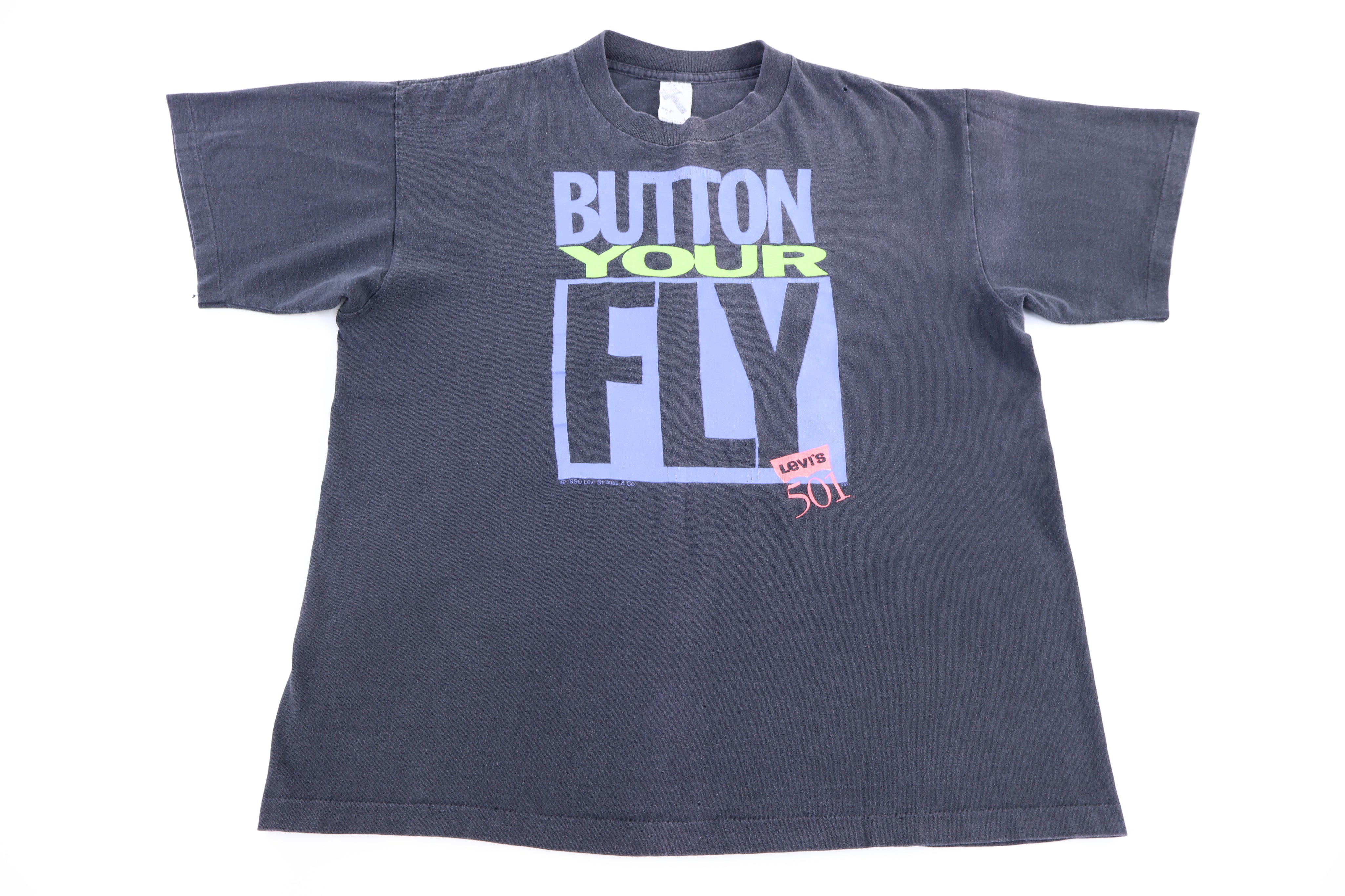 1990 Levi's Button Your Fly T-shirt