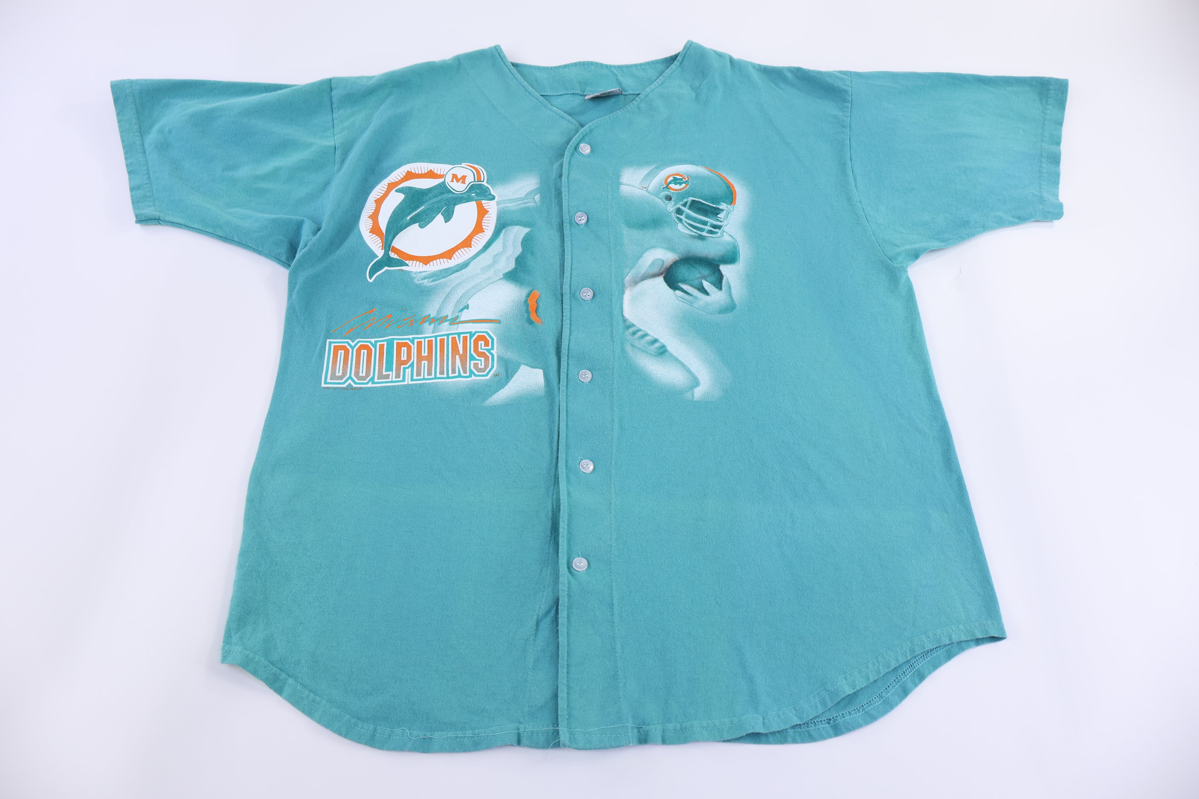 90's Miami Dolphins Football Button Down