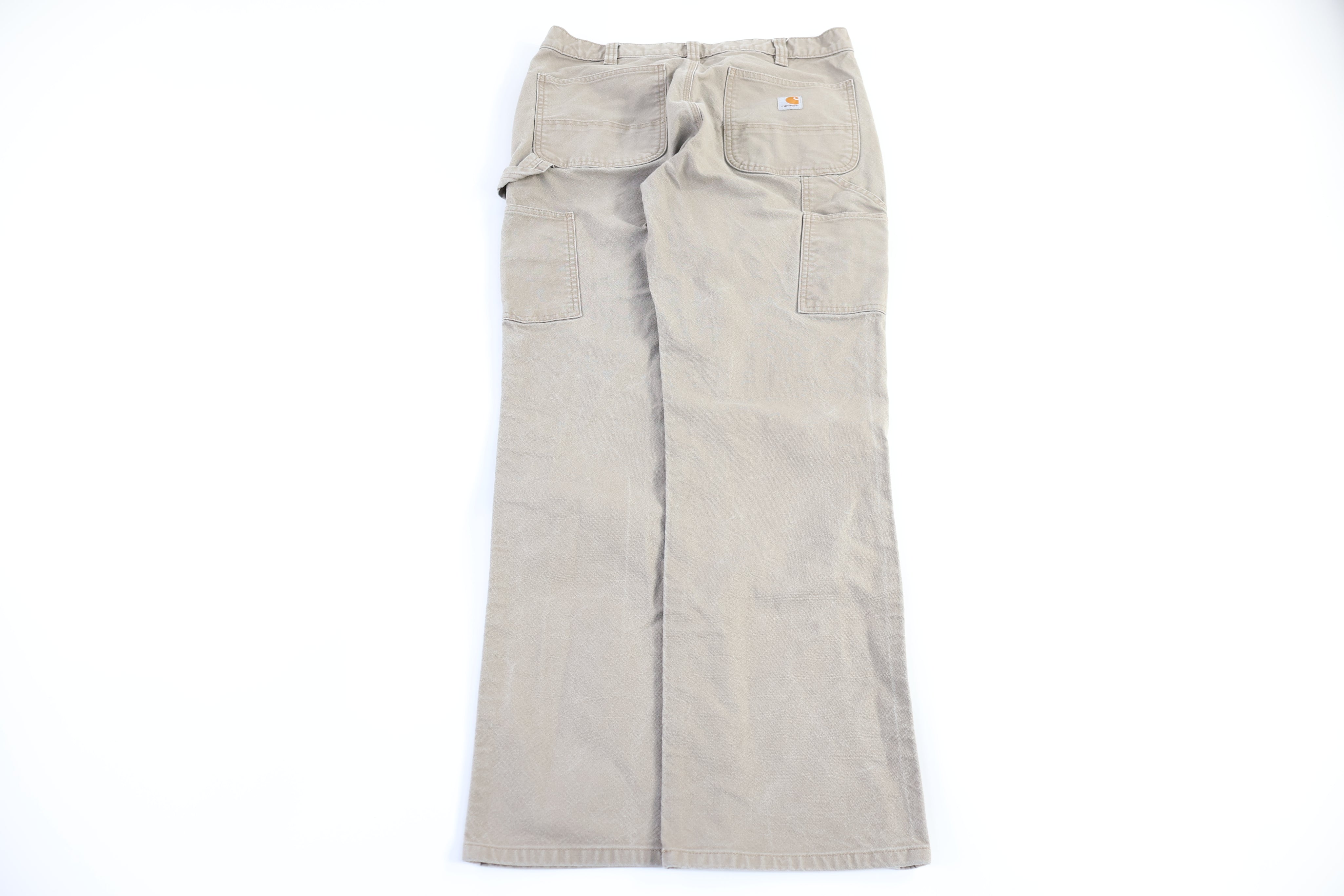Carhartt Logo Patch Tan Carpenter Pants
