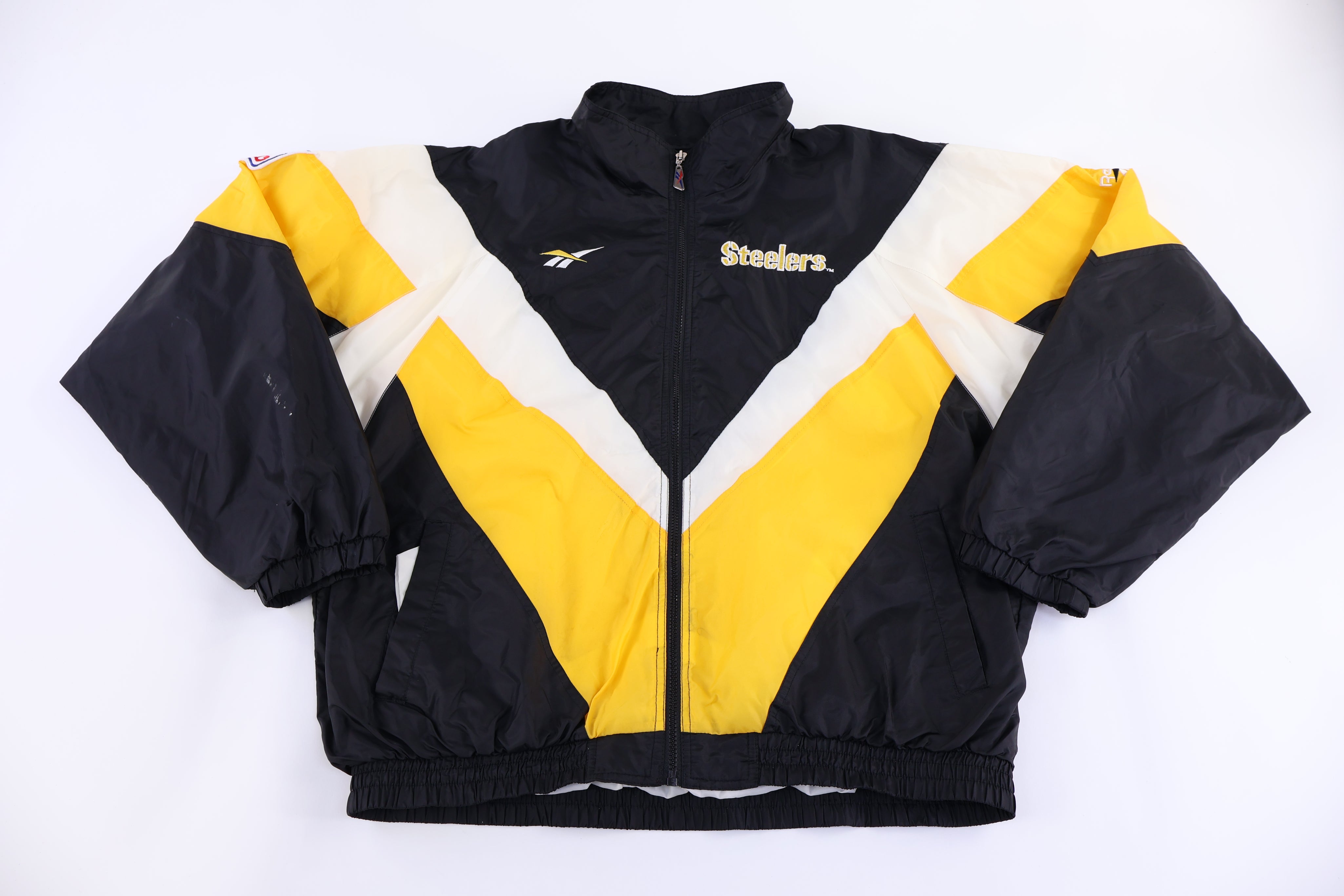 90's Reebok Pittsburgh Steelers Football Full Zip Jacket