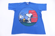 90's Snoopy And Woodstock Graphic T-shirt