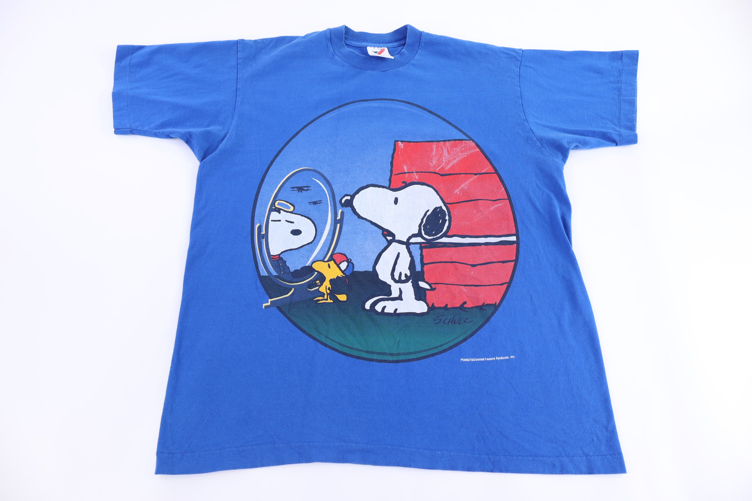 90's Snoopy And Woodstock Graphic T-shirt