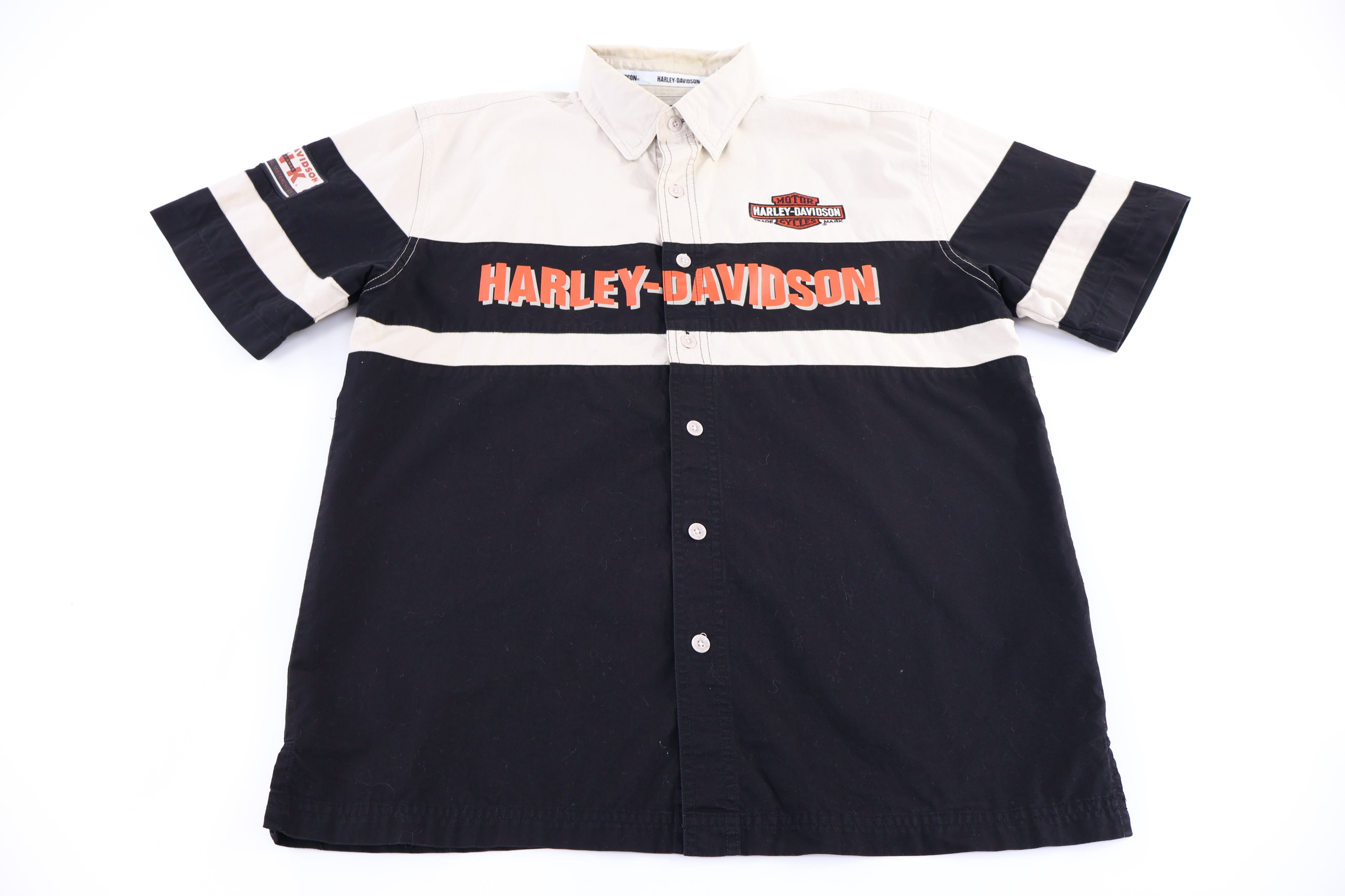 Harley Davidson Motorcycles Multicolor Button Down