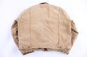Vintage Dickies Logo Patch Tan Full Zip Jacket