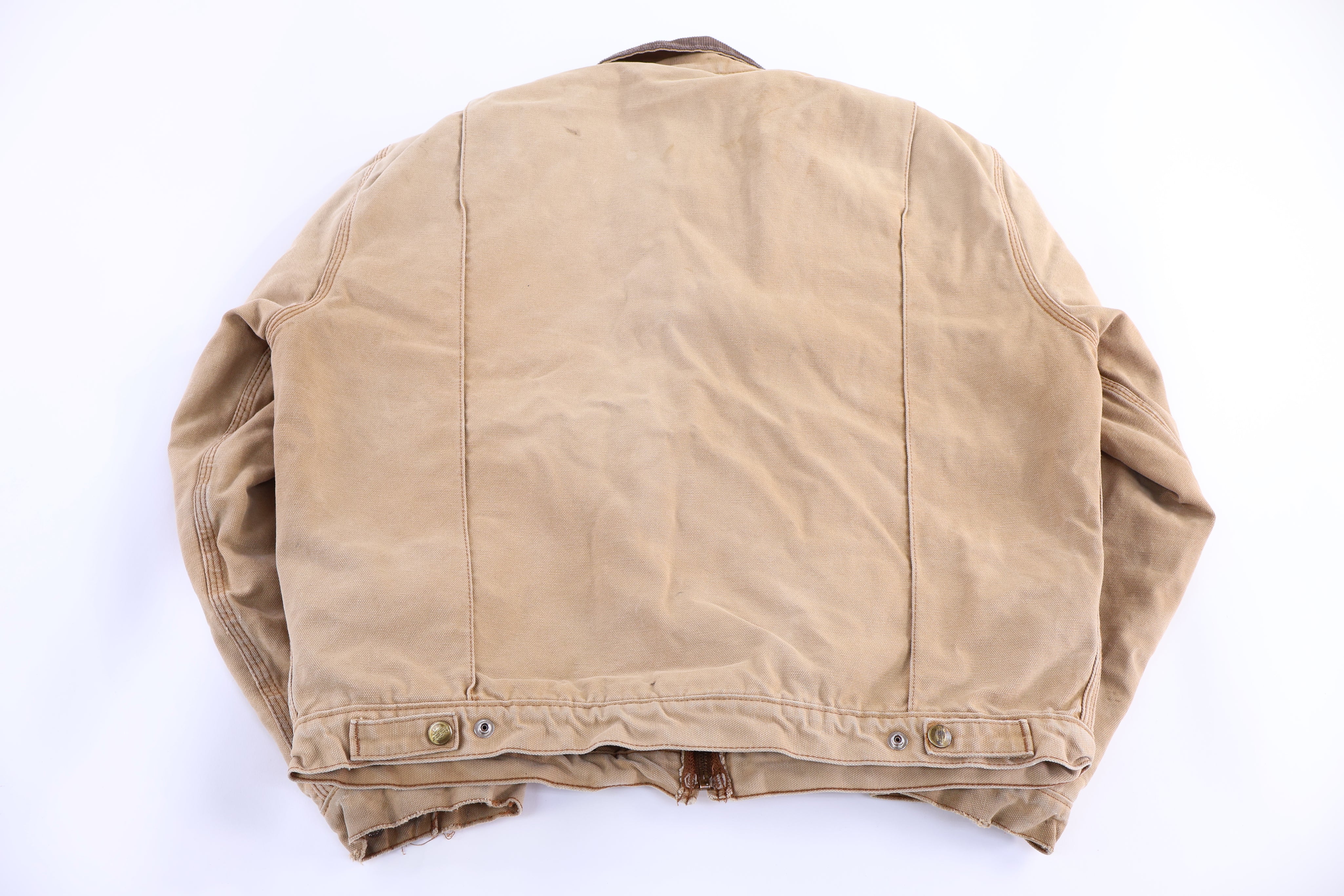 Vintage Dickies Logo Patch Tan Full Zip Jacket