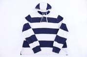 Polo by Ralph Lauren Embroidered Logo Blue & White Pullover