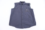 Harley Davidson Motorcycles Embroidered Button Down
