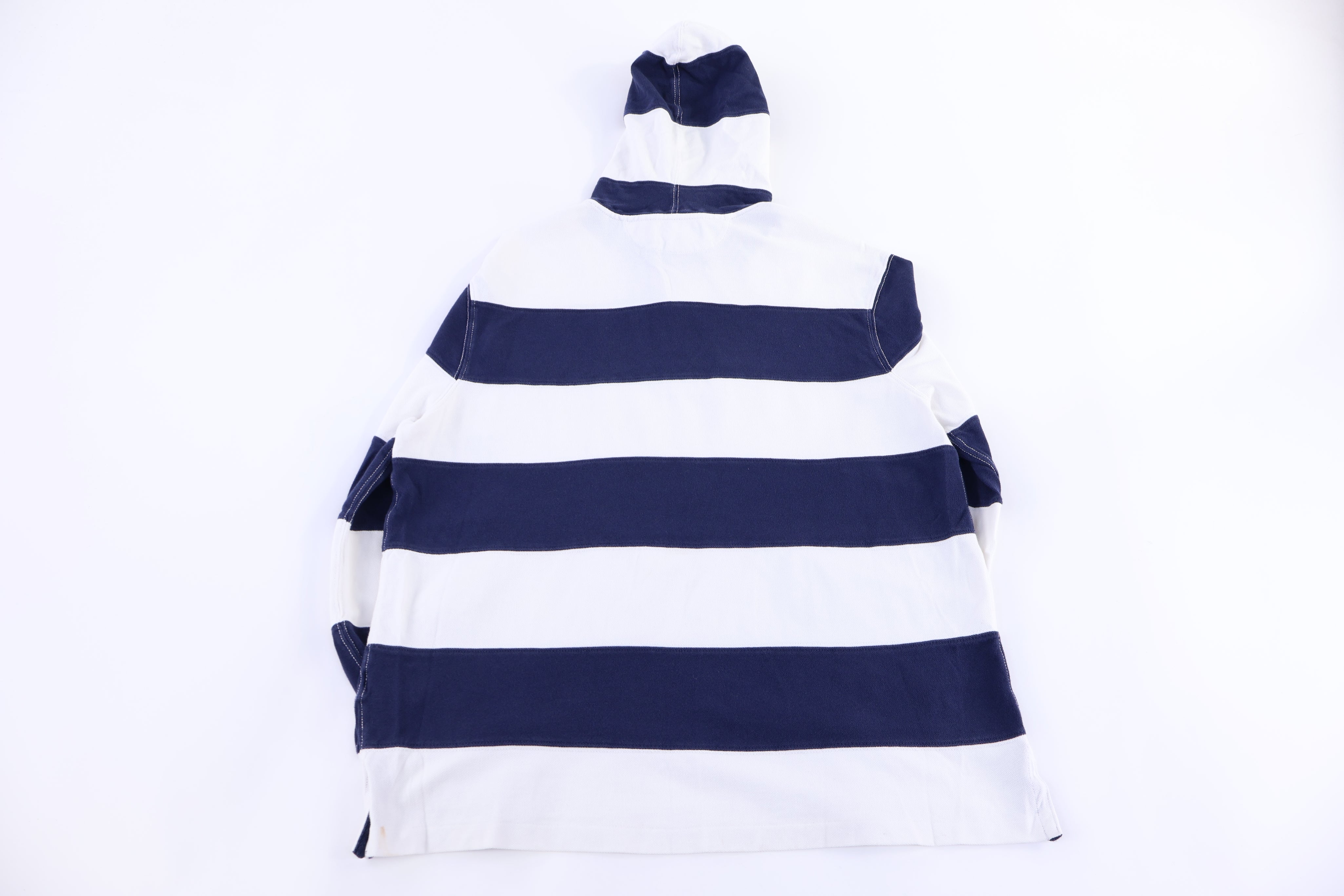 Polo by Ralph Lauren Embroidered Logo Blue & White Pullover