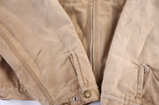 Vintage Dickies Logo Patch Tan Full Zip Jacket