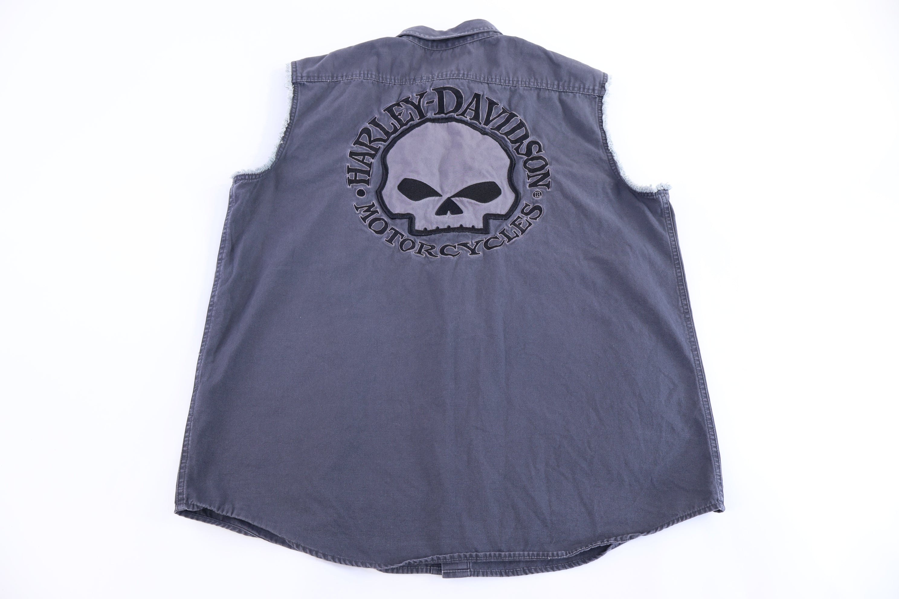 Harley Davidson Motorcycles Embroidered Button Down