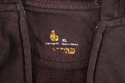 Carhartt Logo Patch Brown Full Zip Jacket