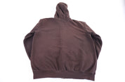Carhartt Logo Patch Brown Full Zip Jacket