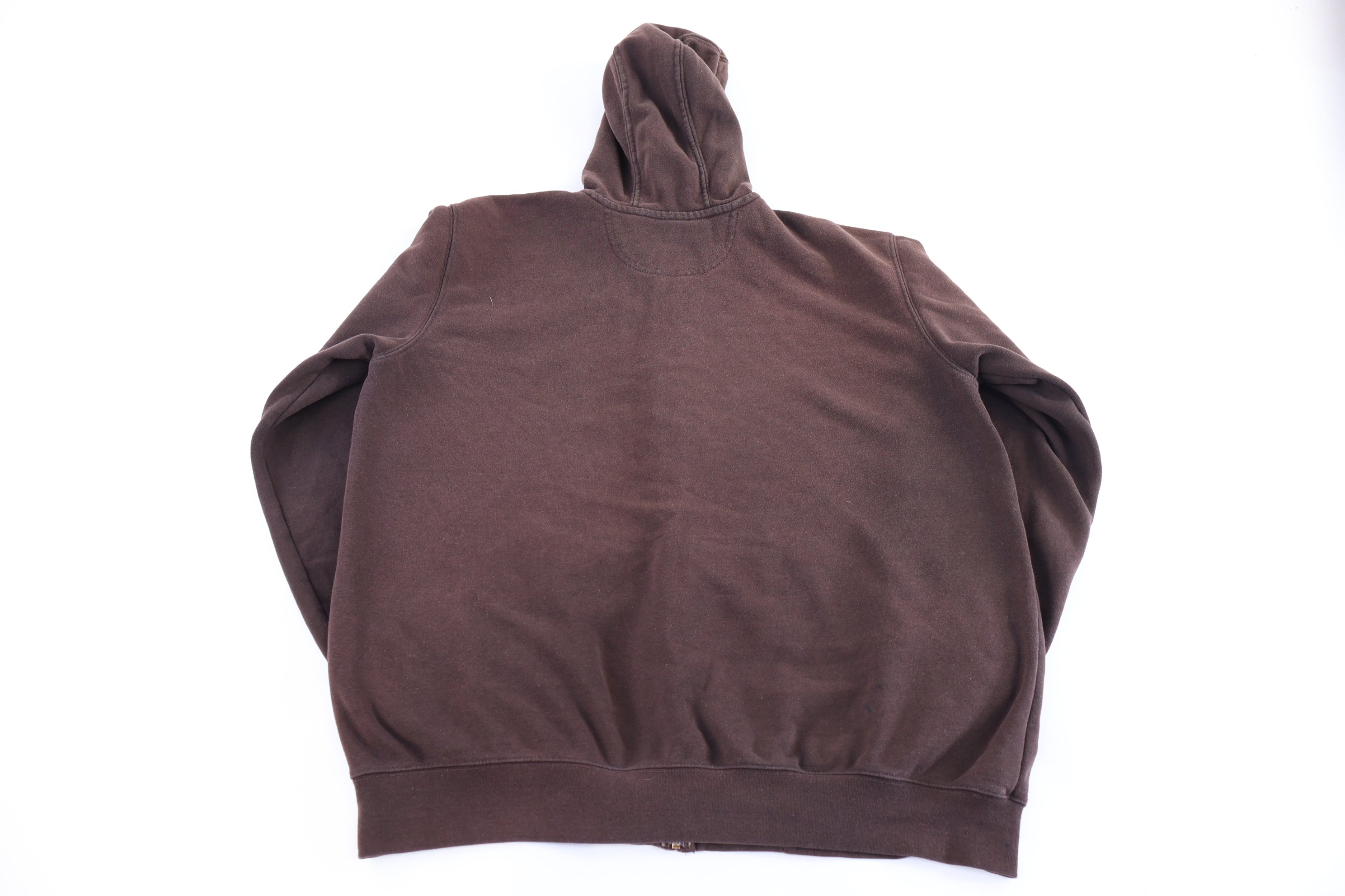 Carhartt Logo Patch Brown Full Zip Jacket