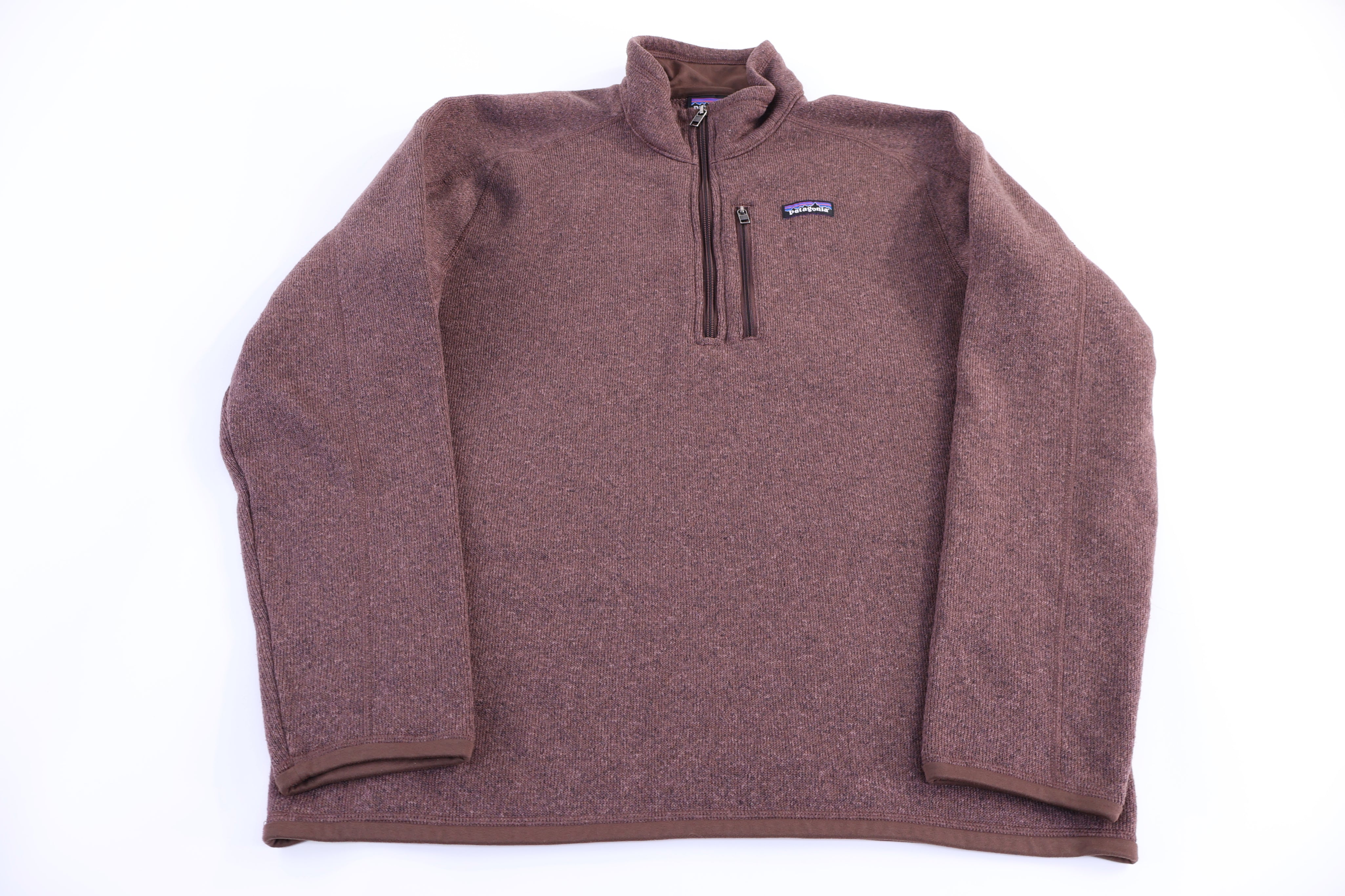 Patagonia Logo Patch Quarter Zip Pullover Sweater