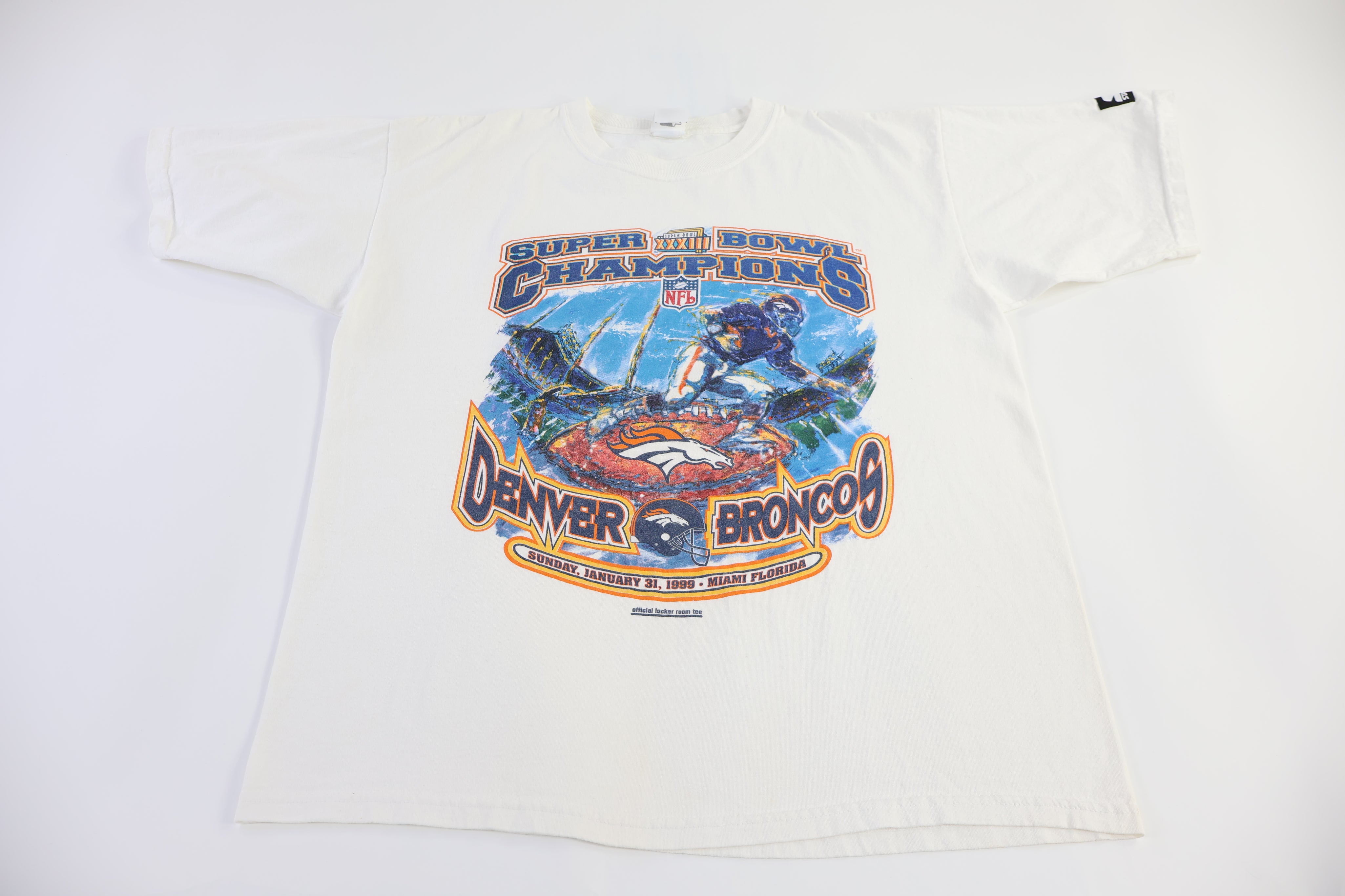 1999 Denver Broncos Football Super Bowl Champions T-shirt