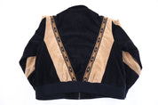 90's Scully Multicolor Full Zip Leather Suede Jacket