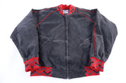 90's Miller Aztec Pattern  Bomber Jacket