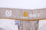 Carhartt Logo Patch Tan Cargo Shorts