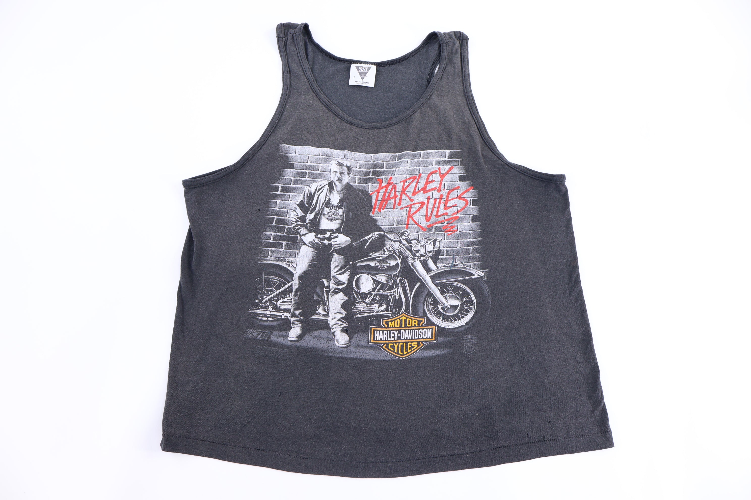 80's Harley Davidson Motorcycles James Dean Tank Top