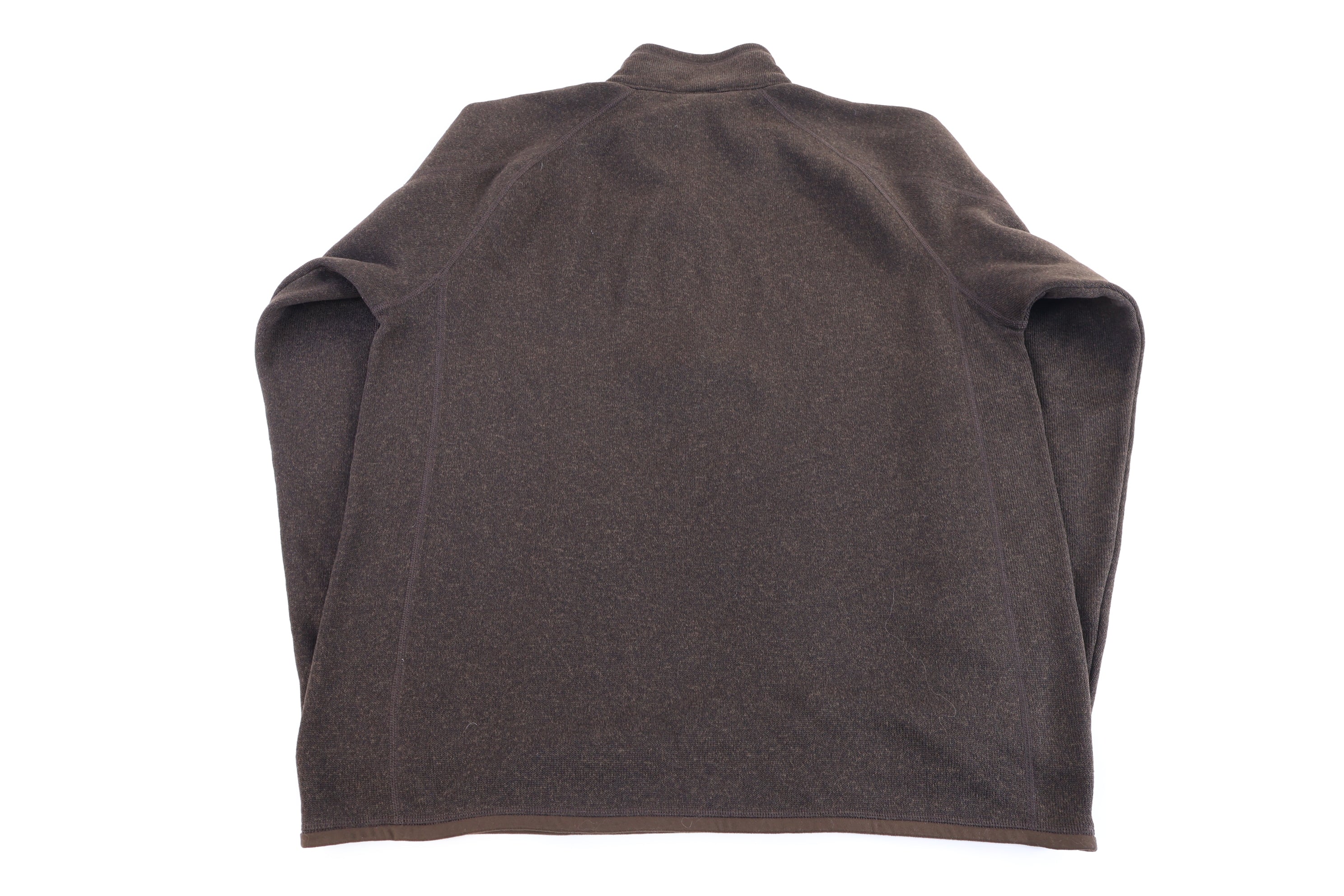 Patagonia Logo Patch Brown Quarter Zip Pullover