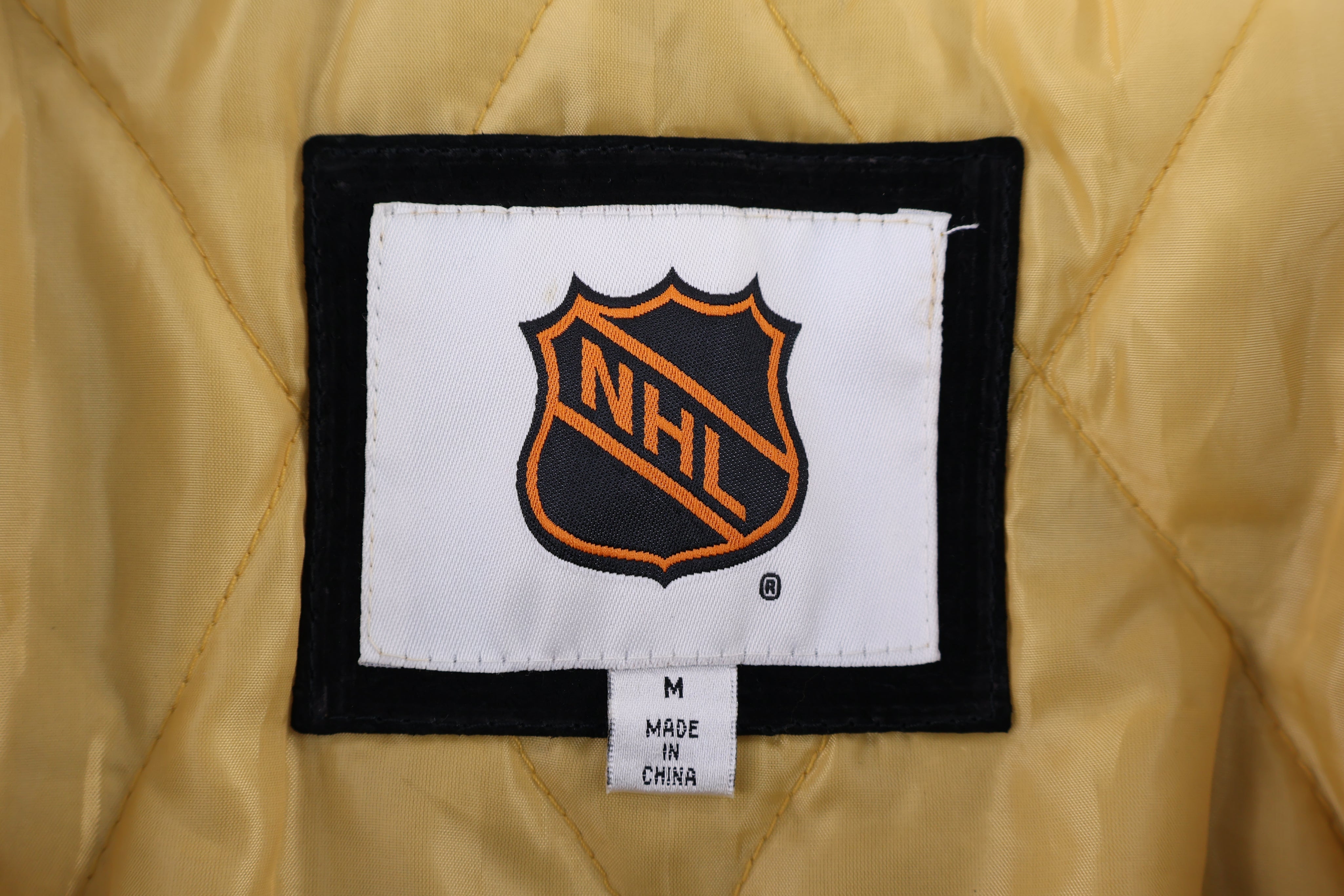 Vintage Boston Bruins Hockey Leather Suede Jacket