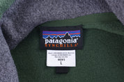 Patagonia Synchilla Logo Patch Green Fleece Vest