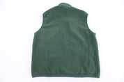 Patagonia Synchilla Logo Patch Green Fleece Vest