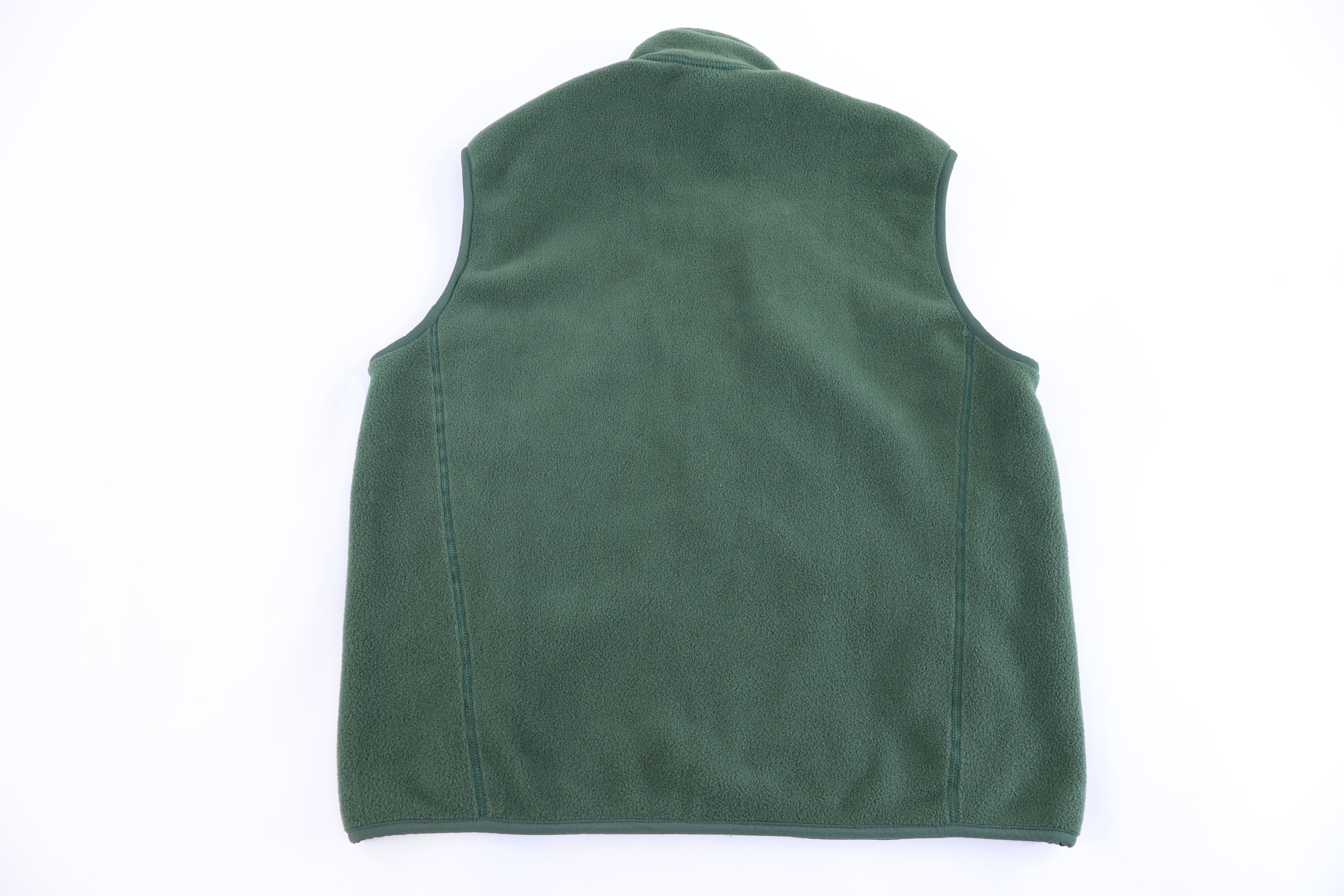 Patagonia Synchilla Logo Patch Green Fleece Vest