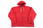 Polo Ralph Lauren Embroidered Logo Red Full Zip Jacket