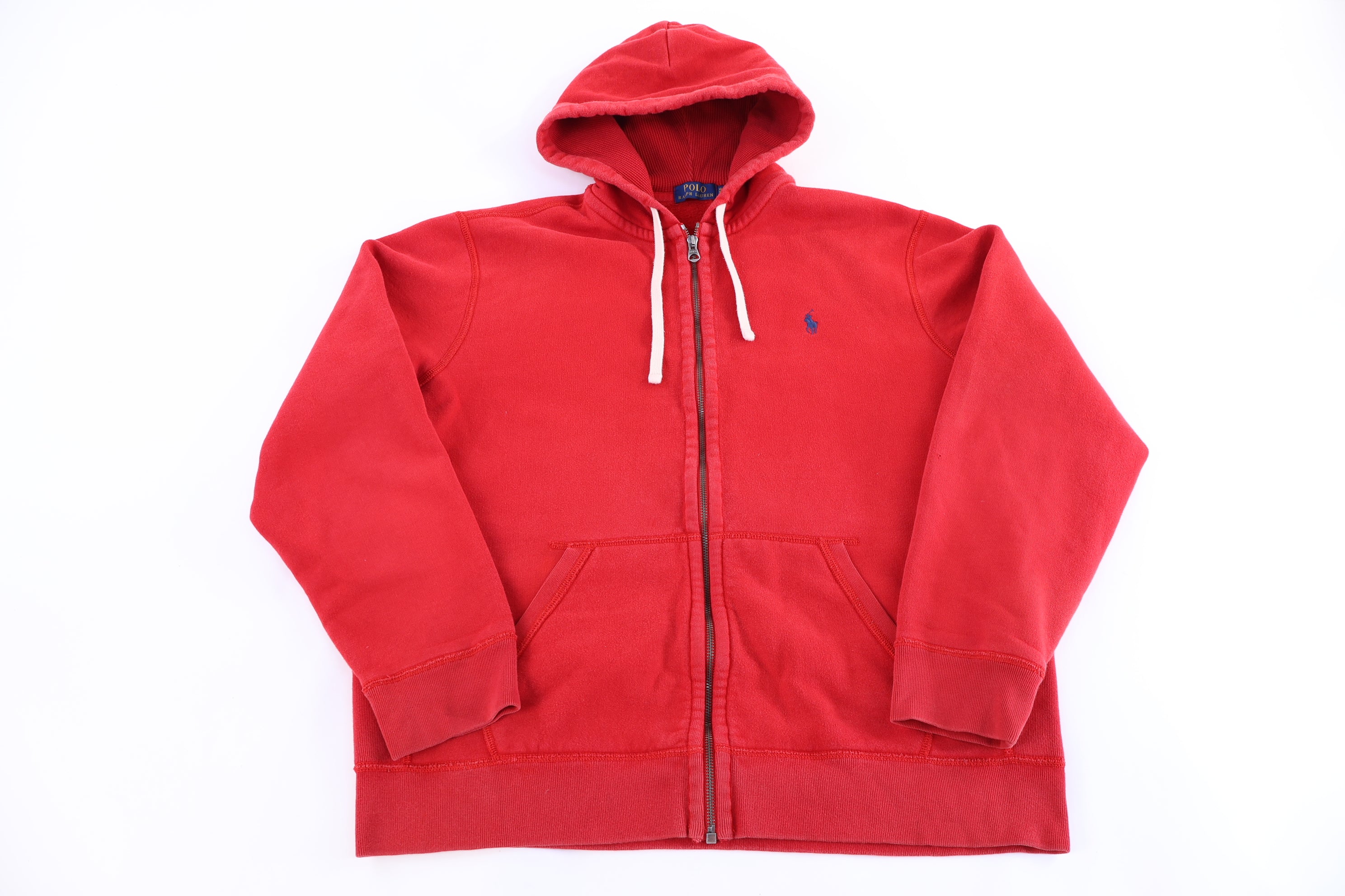 Polo Ralph Lauren Embroidered Logo Red Full Zip Jacket