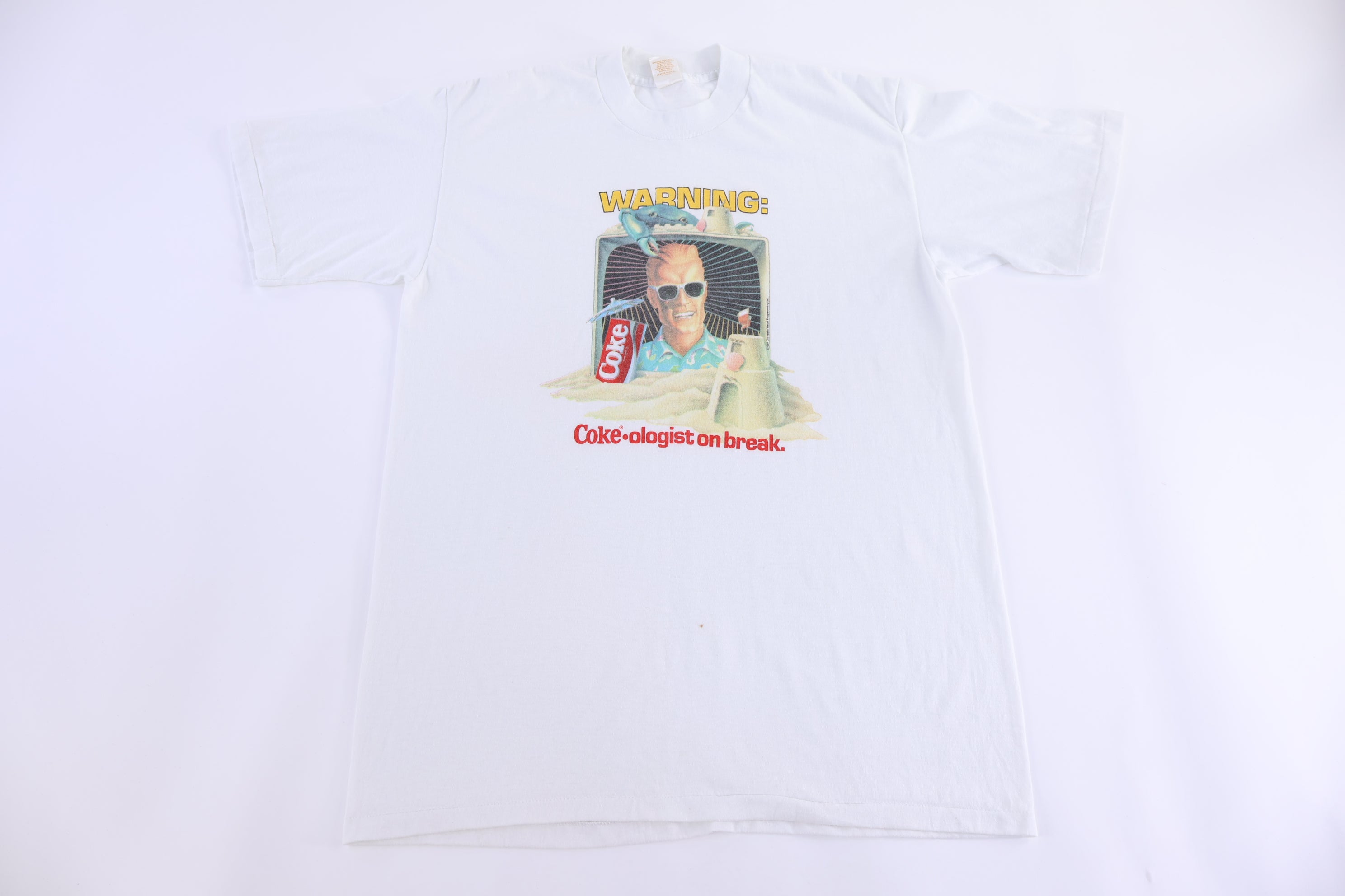 1987 Coca-Cola Coke-Ologist On Break T-shirt