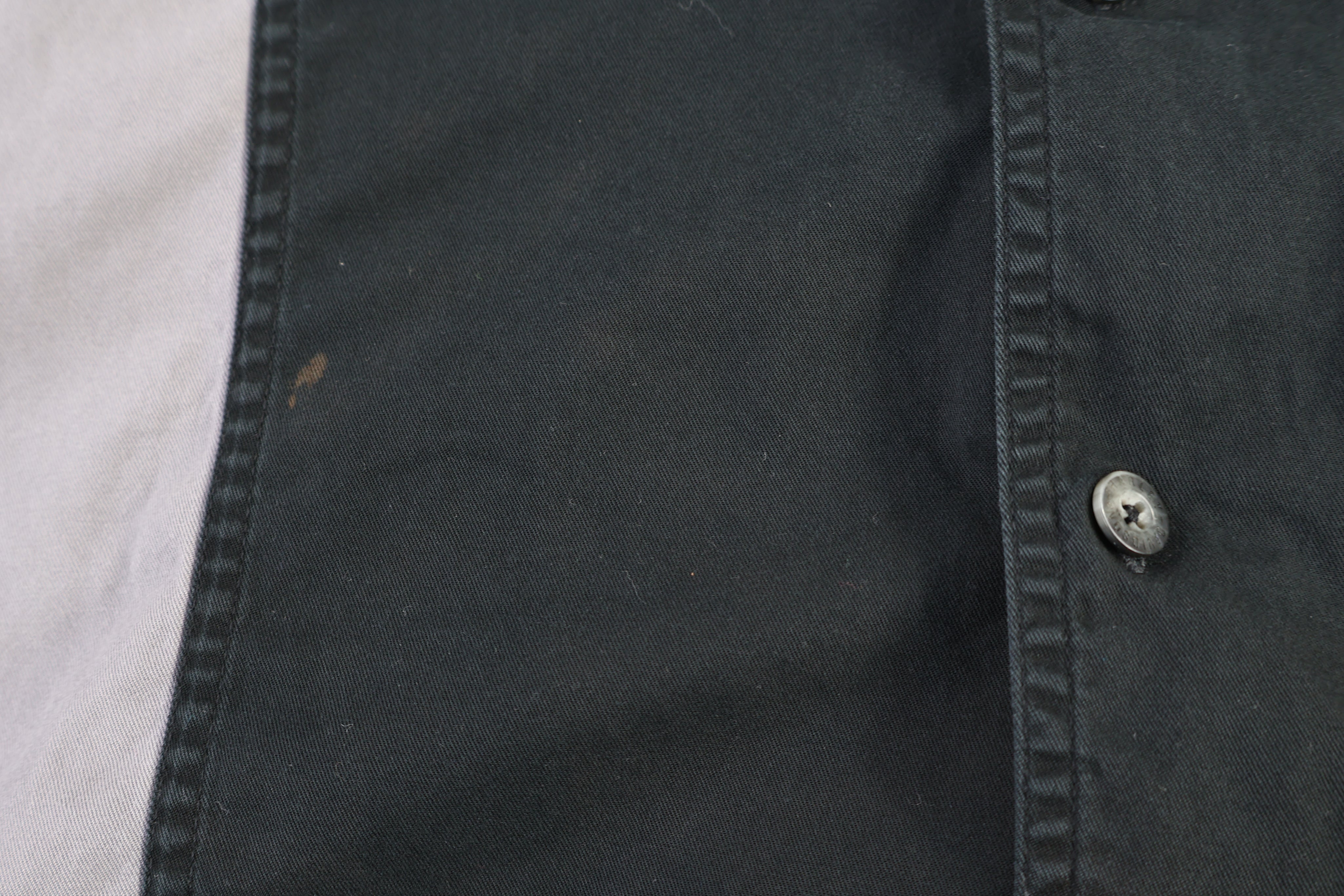 Harley Davidson Motorcycles Grey & Black Button Down