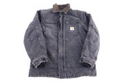 Carhartt Logo Patch Black Full Zip Jacket