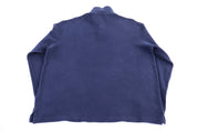 Polo Ralph Lauren Embroidered Logo Blue Quarter Zip Sweater