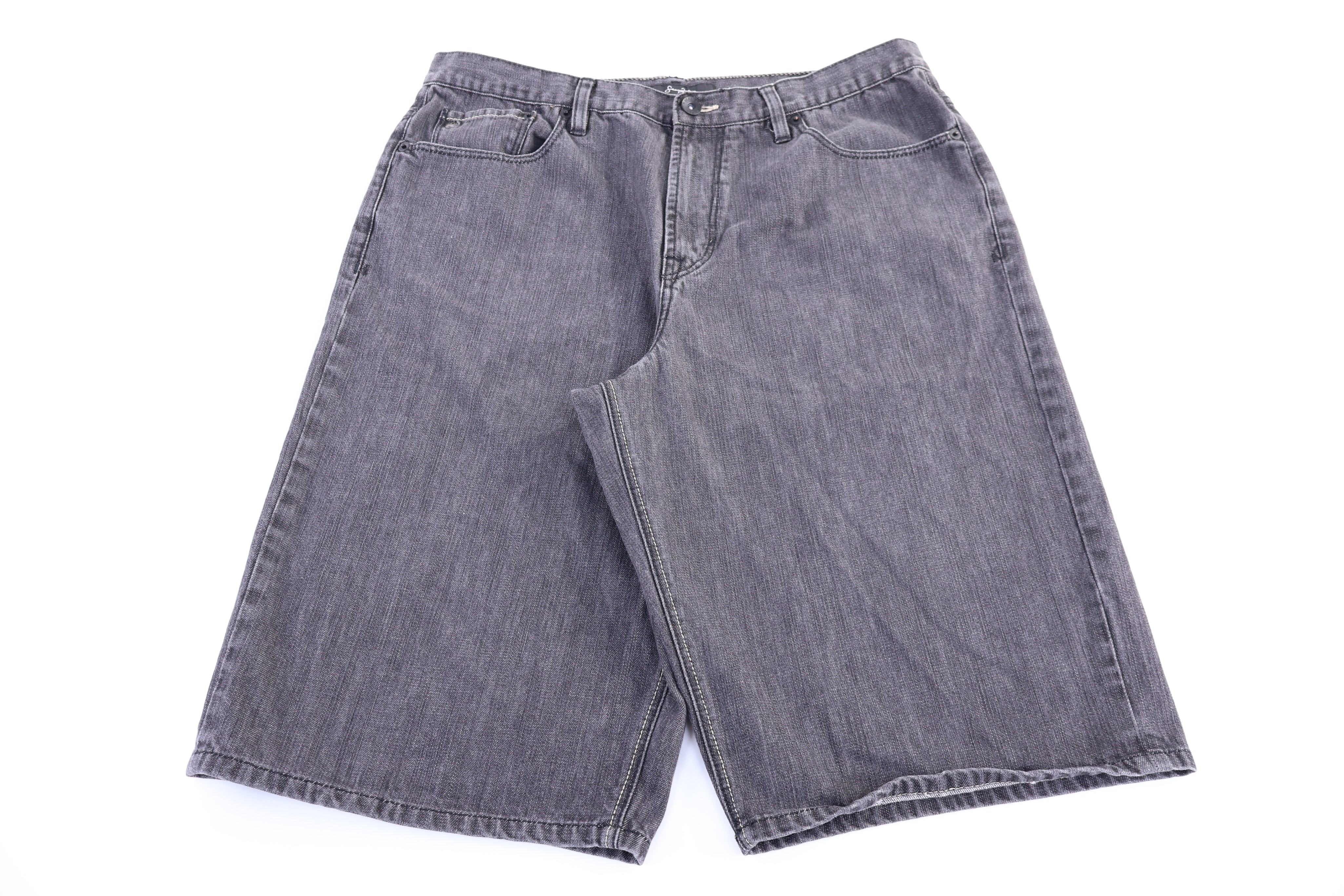 Y2K Sean Jonh Black Denim Shorts