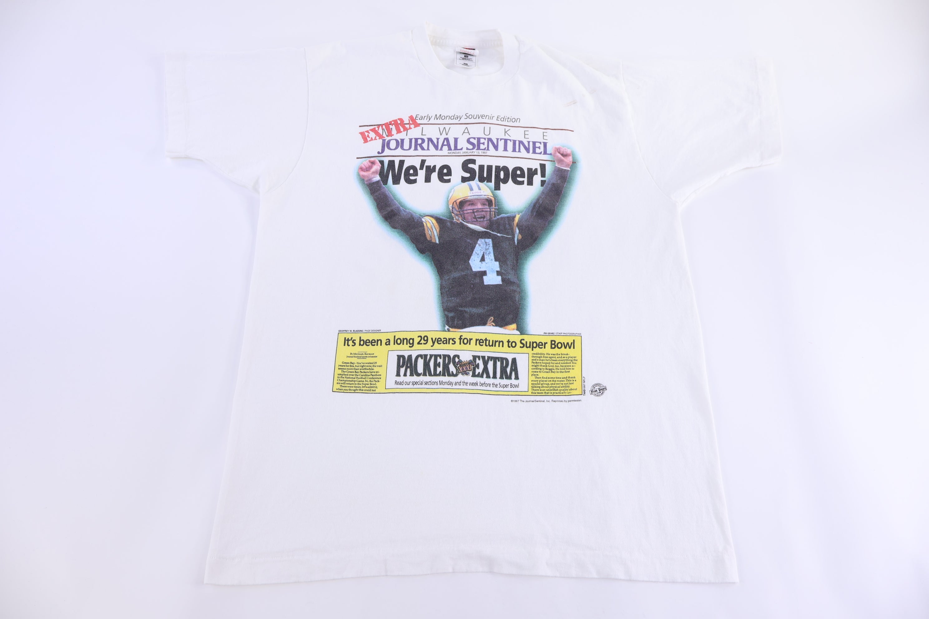 1997 Green Bay Packers Return To Super Bowl T-shirt