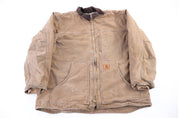 Carhartt Logo Patch Tan Full Zip Jacket