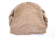 Carhartt Logo Patch Tan Full Zip Jacket