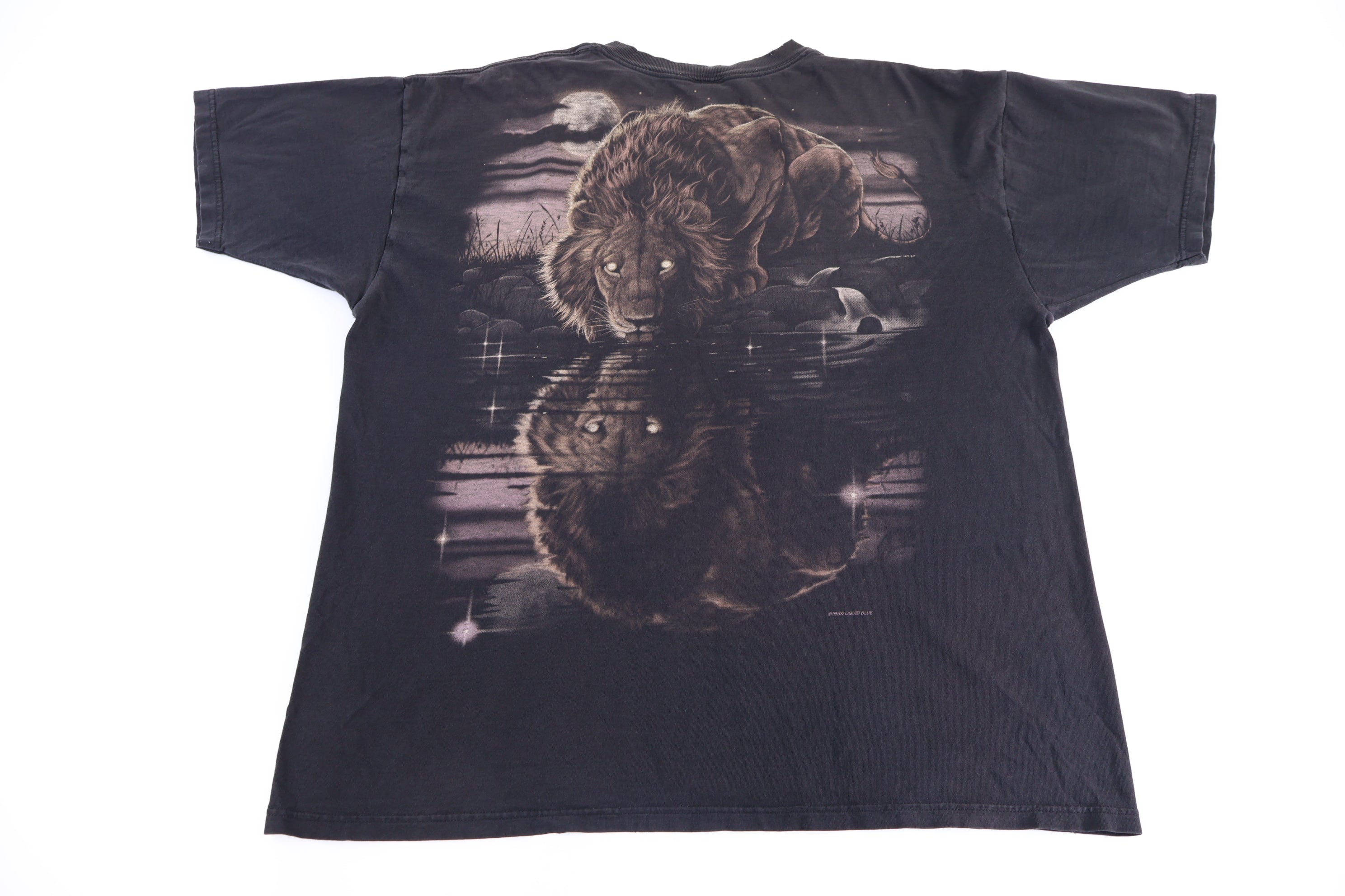 1998 Liquid Blue Lion Graphic T-shirt
