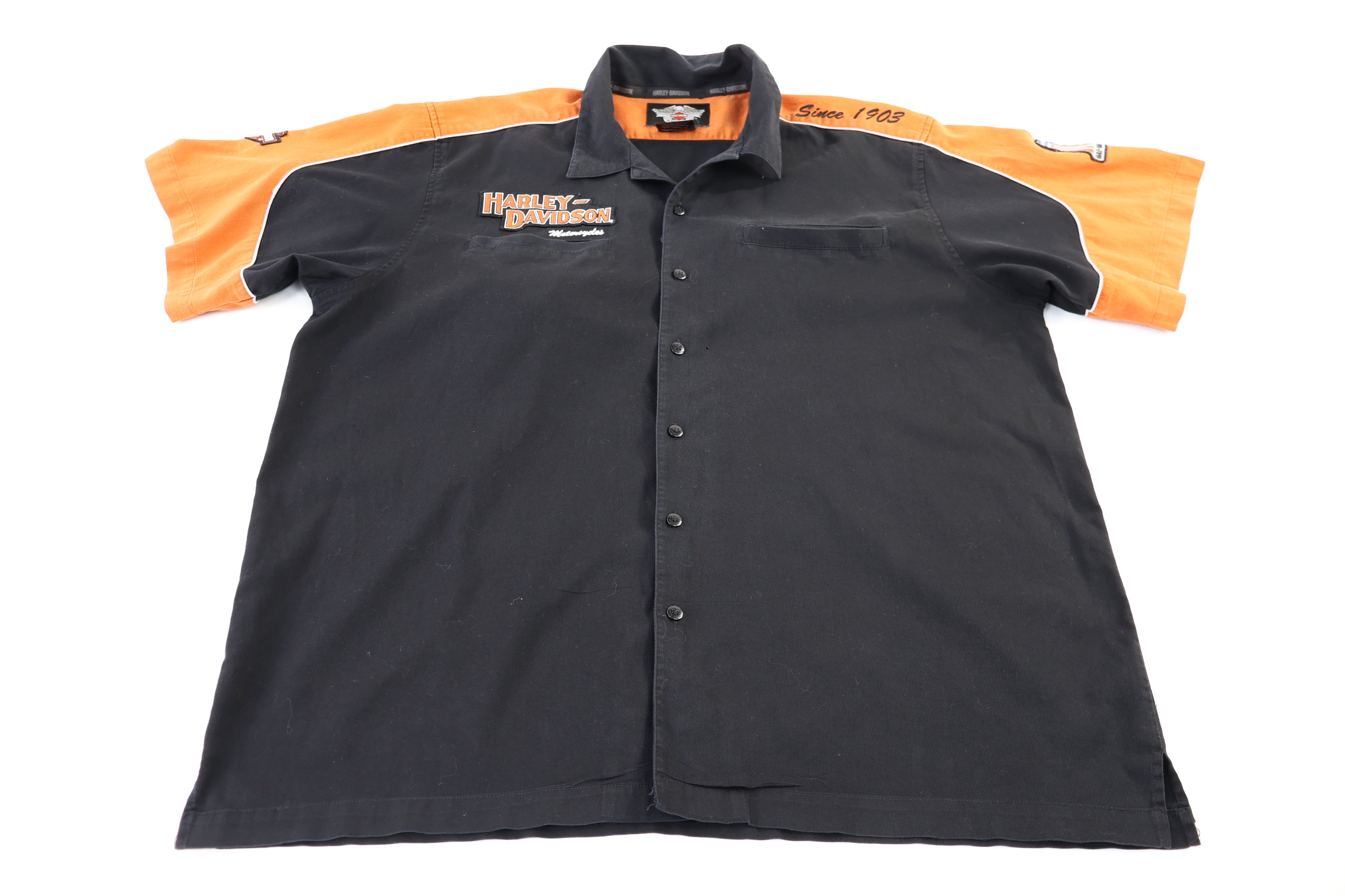 Harley Davidson Motorcycles Button Down