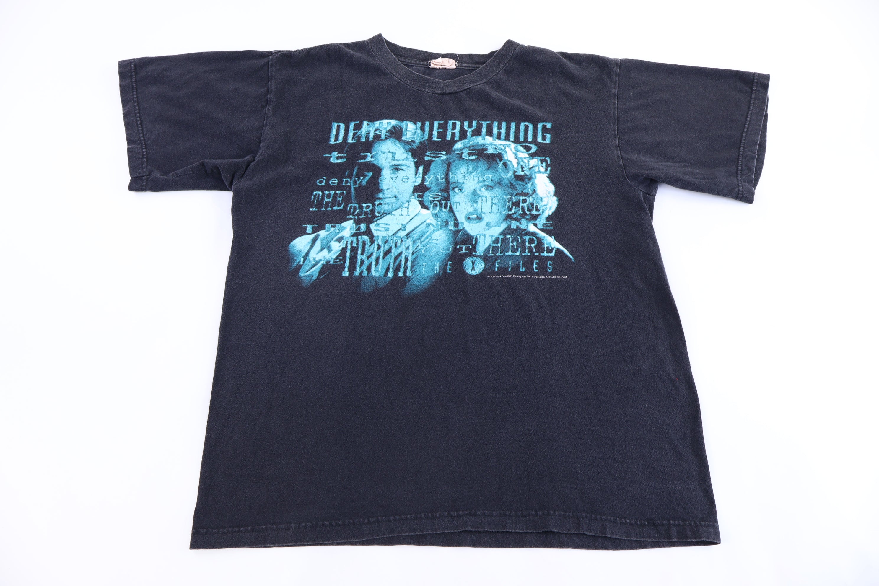 1995 The X-Files Deny Everything T-shirt